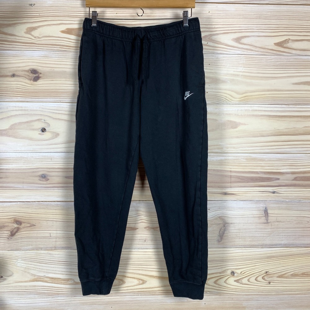 Nike Joggers Mens M Black Sportswear Club‎ Fleece Pants Sweatpants